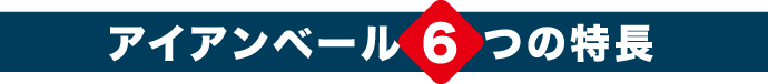 アイアンベール6つの特長